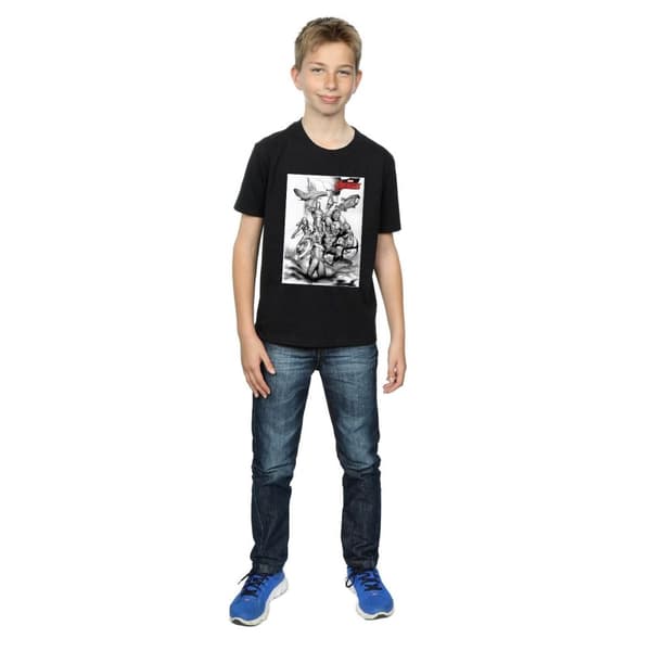 Marvel Pojkar Avengers Assemble Team Sketch T-shirt