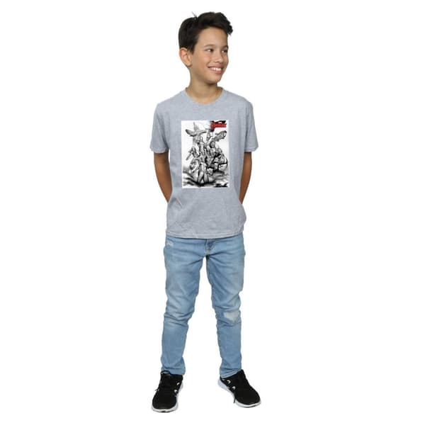 Marvel Pojkar Avengers Assemble Team Sketch T-shirt