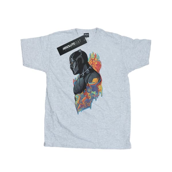 Marvel Mens Black Panther Profile T-Shirt