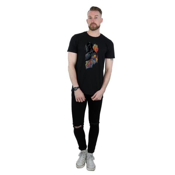 Marvel Mens Black Panther Profile T-Shirt