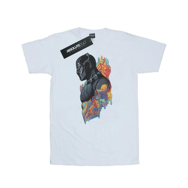 Marvel Mens Black Panther Profile T-Shirt