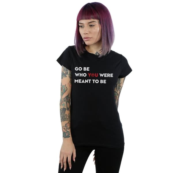 Marvel Womens/Ladies Avengers Endgame Be Who You Were Meant To Be Cotton T-Shirt