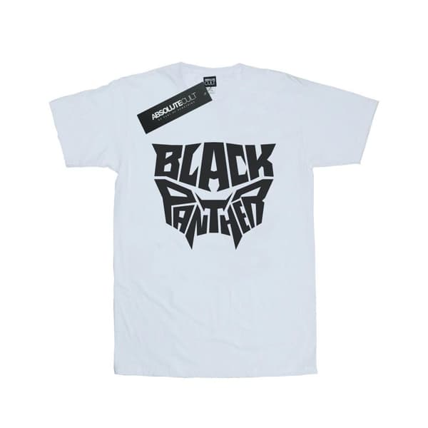 Marvel Mens Black Panther Worded Emblem T-Shirt