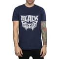 Miniatyrbild 3 av 5: Marvel Black Panther t-shirt med ord och emblem för herrar