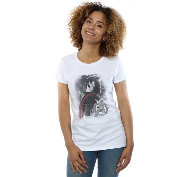 Marvel Womens/Ladies Avengers Endgame Thor Brushed Cotton T-Shirt