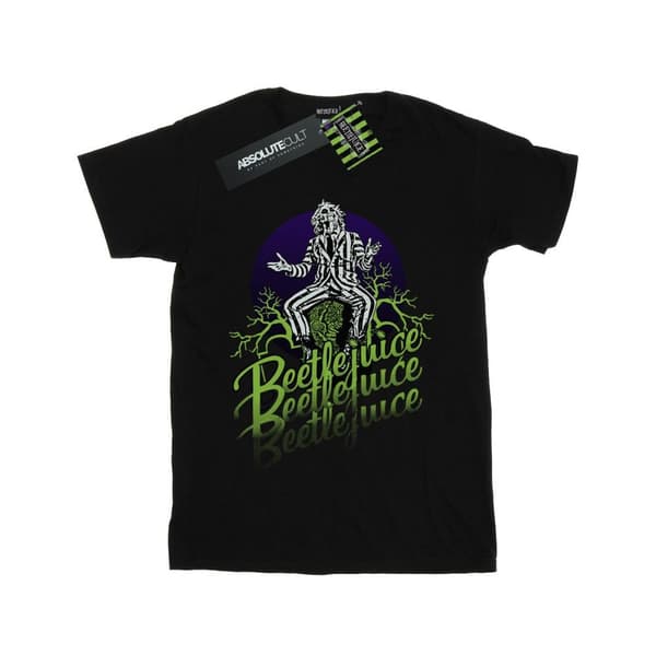 Beetlejuice Womens/Ladies Faded Pose Cotton Boyfriend T-Shirt