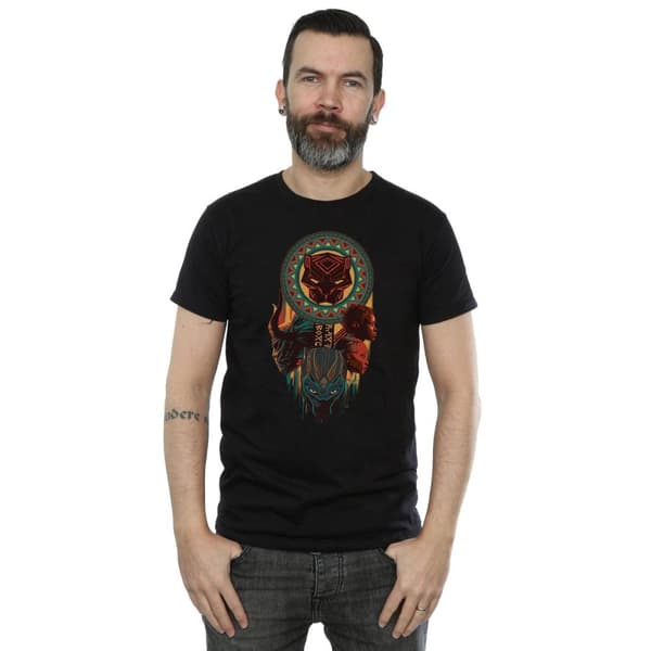Marvel Mens Black Panther Totem T-Shirt
