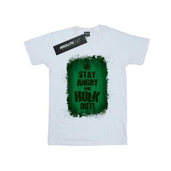 Marvel Mens Hulk Stay Angry T-Shirt