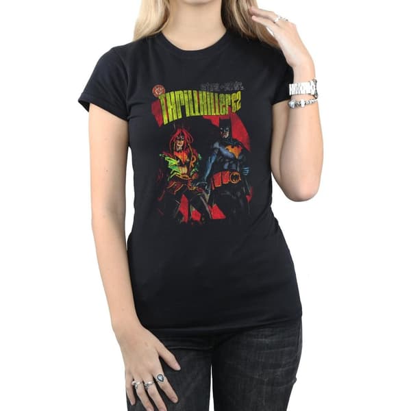 DC Comics Womens/Ladies Batman And Batgirl Thrilkiller 62 Cotton T-Shirt