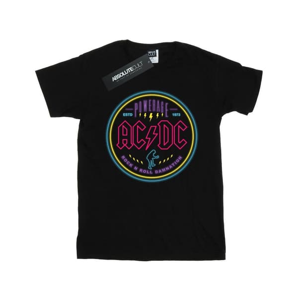 AC/DC Neonfärgad t-shirt med cirkel för pojkar