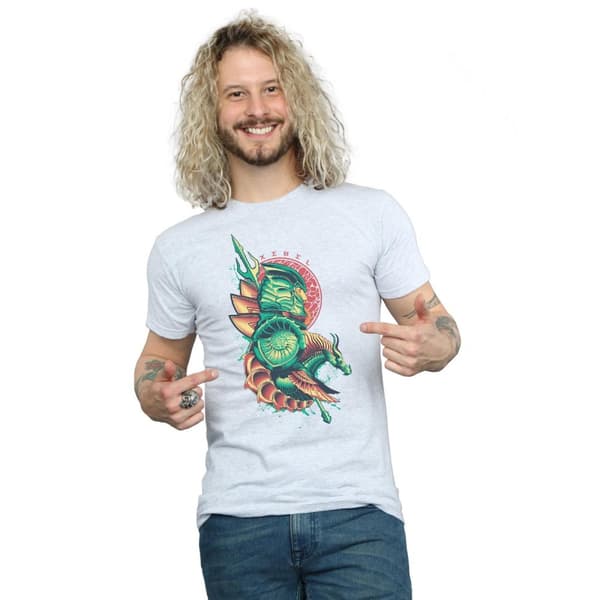 DC Comics Herr Aquaman Xebel Crest T-shirt