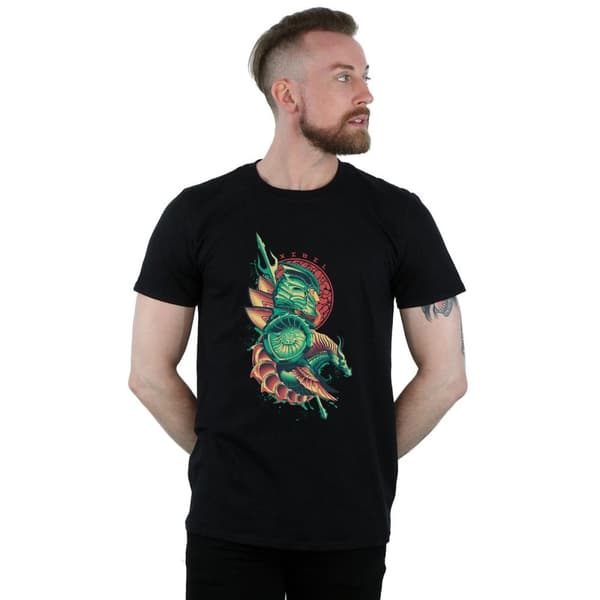 DC Comics Herr Aquaman Xebel Crest T-shirt