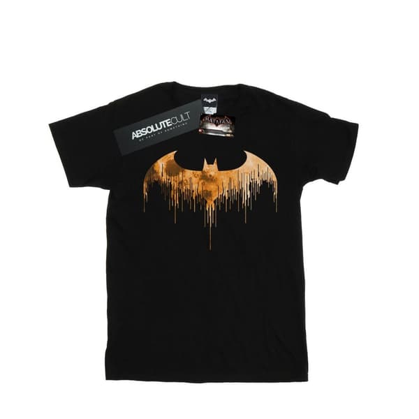 DC Comics Batman Arkham Knight Halloween Moon Logo Fill T-shirt för pojkar