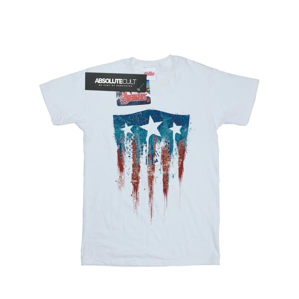 Marvel Captain America Flag Shield T-shirt för pojkar