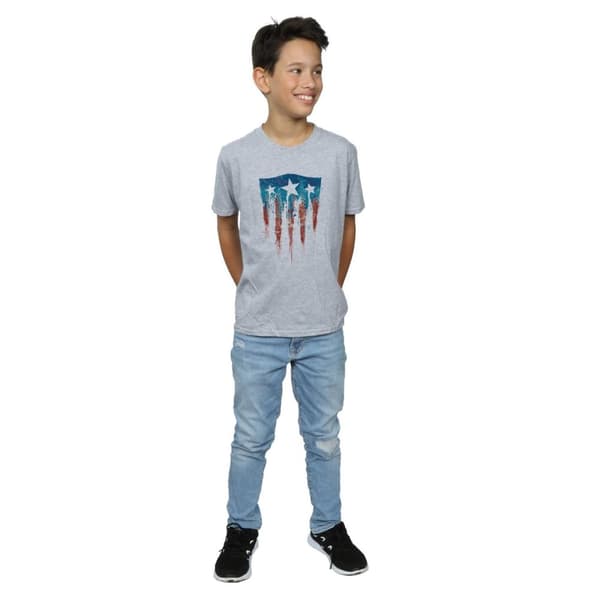 Marvel Captain America Flag Shield T-shirt för pojkar