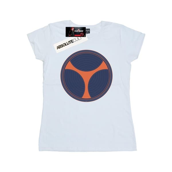 Marvel Black Widow Movie Taskmaster Distressed Shield - bomulls-T-shirt för damer/kvinnor