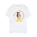 Miniatyrbild 1 av 3: Disney Dam/Tjej Skönheten och odjuret I´d Rather Be Reading Bomull Boyfriend T-shirt