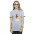 Miniatyrbild 2 av 3: Disney Dam/Tjej Skönheten och odjuret I´d Rather Be Reading Bomull Boyfriend T-shirt