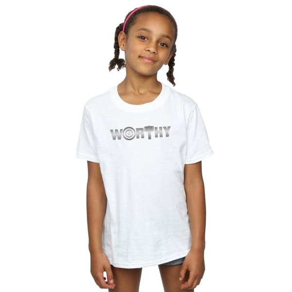 Marvel Girls Avengers Endgame Worthy Cotton T-Shirt