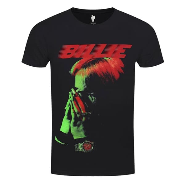 Billie Eilish Unisex t-shirt med händer och ansikte för vuxna