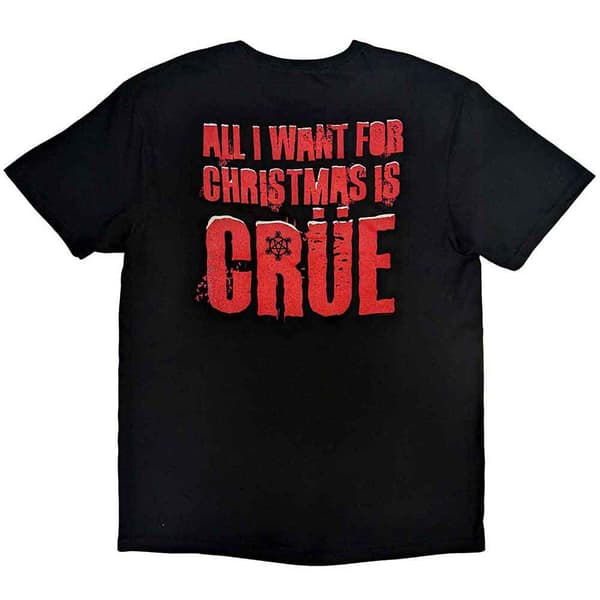 Motley Crue Unisex vuxen Xmas Crue t-shirt