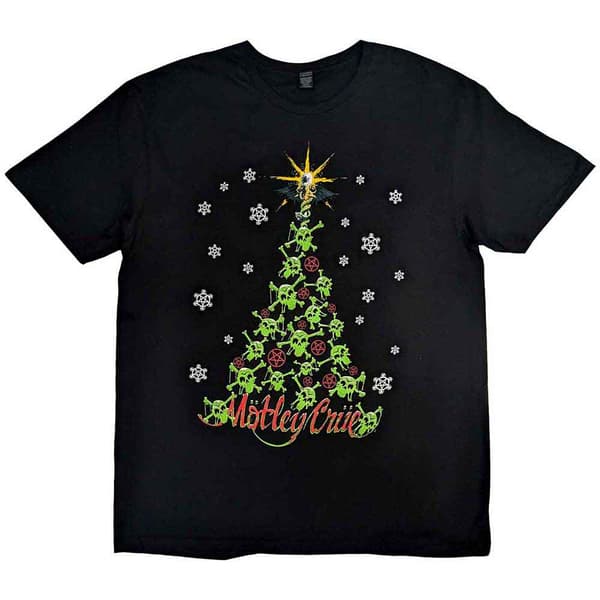 Motley Crue Unisex vuxen Xmas Crue t-shirt