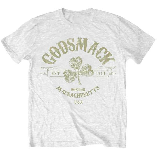 Godsmack Unisex Adult Celtic Cotton Slim T-Shirt White M