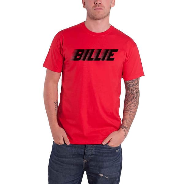 Billie Eilish Unisex Adult Blohsh Racer Logo T-Shirt