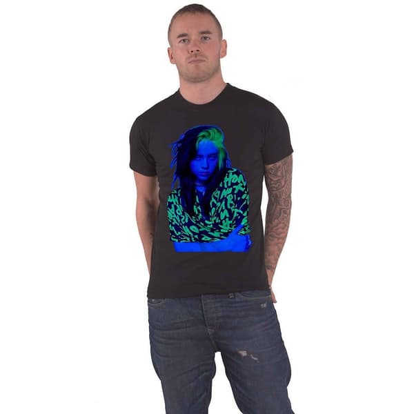 Billie Eilish Unisex Adult Press Photo T-Shirt