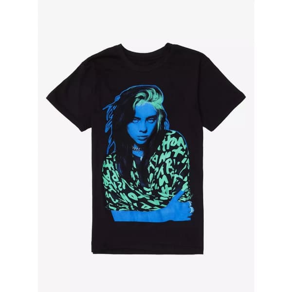Billie Eilish Unisex Adult Press Photo T-Shirt