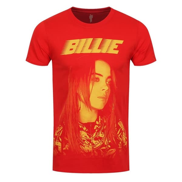 Billie Eilish Unisex Adult Racer Logo Cotton T-Shirt