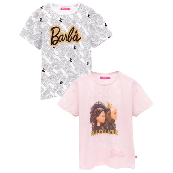 Barbie Girls Kindness Stronger Together Unity And Love T-Shirt (Pack of 2)
