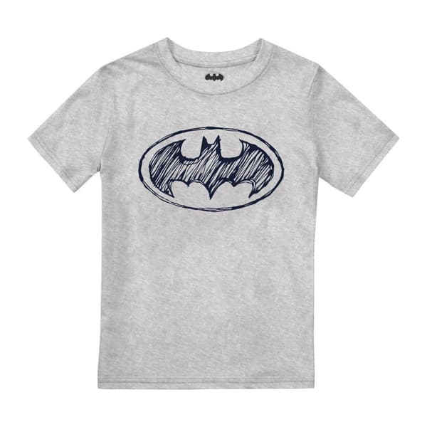 Batman T-shirt med scratchlogga för pojkar