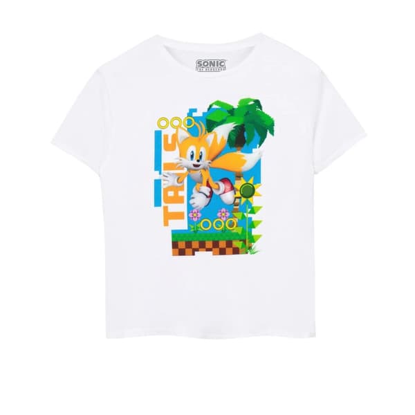 Sonic The Hedgehog Kortärmad t-shirt med svans för barn/barn