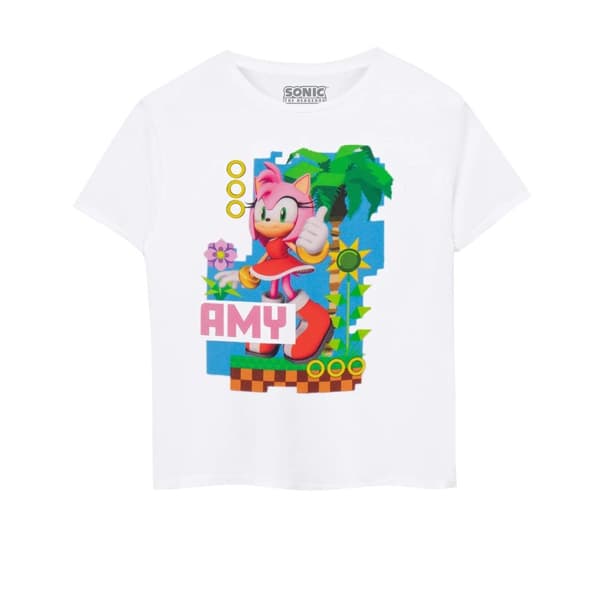 Sonic The Hedgehog Kortärmad t-shirt Amy för barn/unga