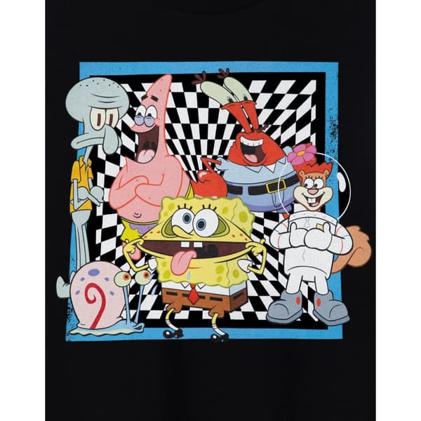 SpongeBob SquarePants Kortärmad t-shirt med gruppskott för herrar