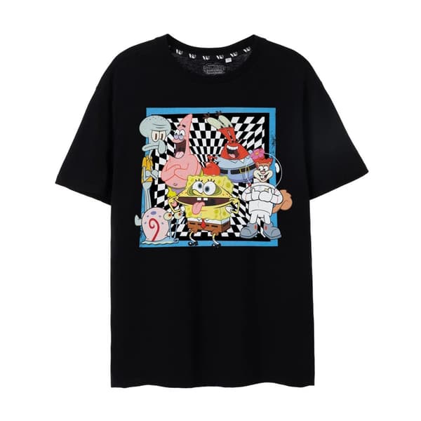 SpongeBob SquarePants Kortärmad t-shirt med gruppskott för herrar