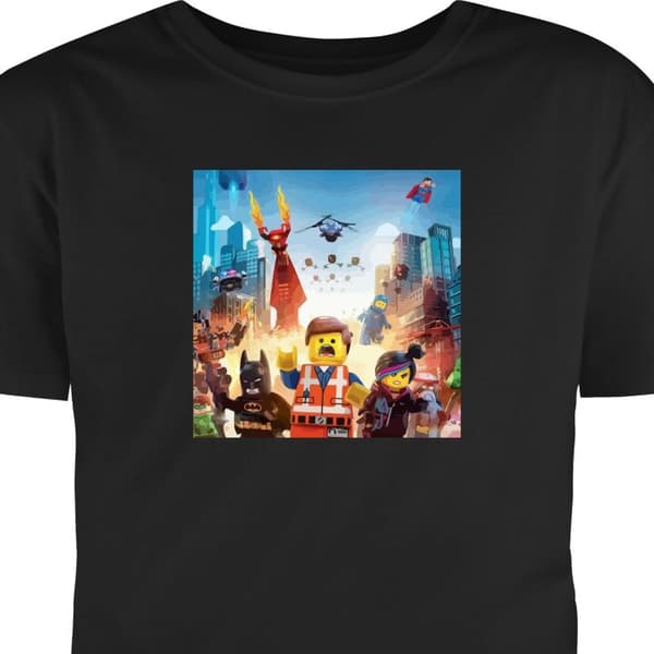 T-skjorte for Barn | Klassisk Barn-T-skjorte Lego Svart 9-11 Å