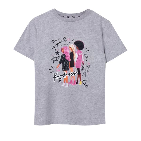 Barbie Girls There Is Power In Kindness Pose Marl Short-Sleeved T-Shirt