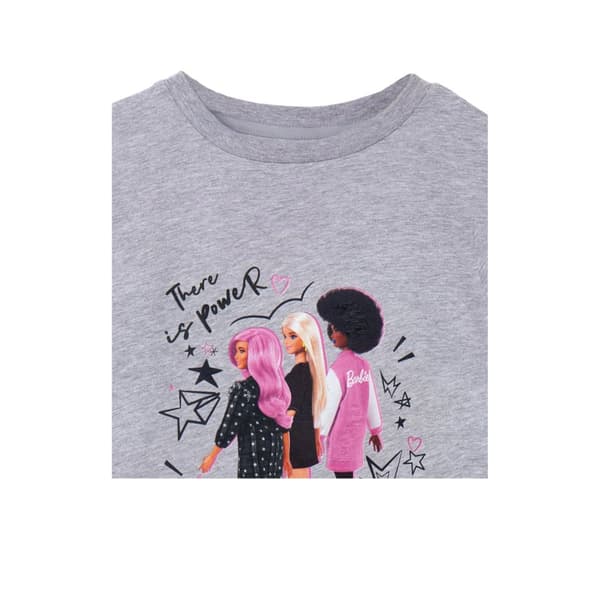 Barbie Girls There Is Power In Kindness Pose Marl Short-Sleeved T-Shirt