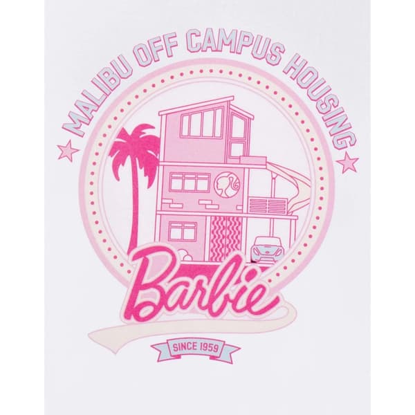 Barbie Womens/Ladies Malibu Off Campus Housing Short-Sleeved T-Shirt