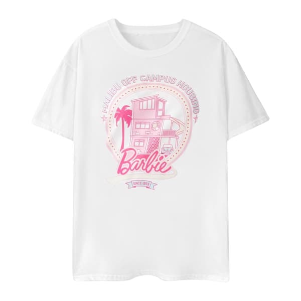 Barbie Womens/Ladies Malibu Off Campus Housing Short-Sleeved T-Shirt