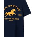 Miniatyrbillede 3 af 5: Yellowstone Mens Dutton Ranch Logo Short-Sleeved T-Shirt