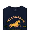 Miniatyrbillede 5 af 5: Yellowstone Mens Dutton Ranch Logo Short-Sleeved T-Shirt