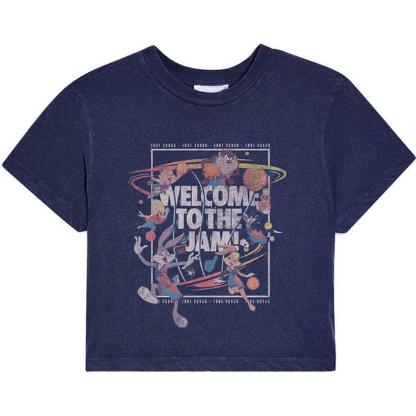 Space Jam Womens/Ladies - Welcome To The Jam - Croppad t-shirt i bomull med karaktär