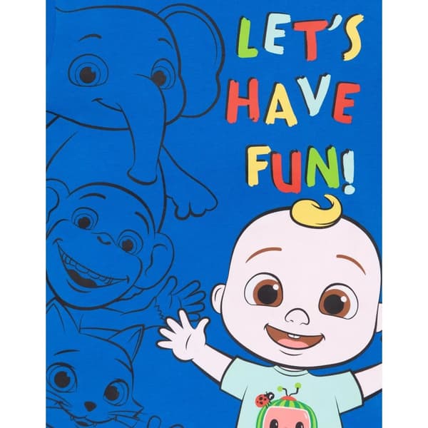 Cocomelon Baby Boys Let´s Have Fun Baby JJ Short-Sleeved T-Shirt