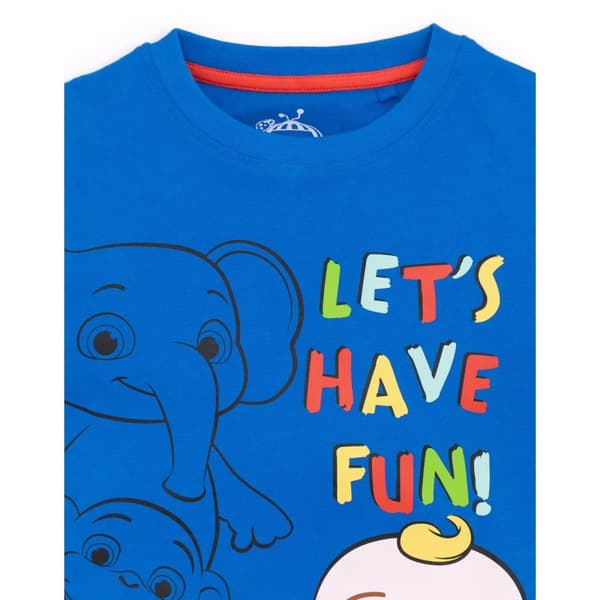 Cocomelon Baby Boys Let´s Have Fun Baby JJ Short-Sleeved T-Shirt