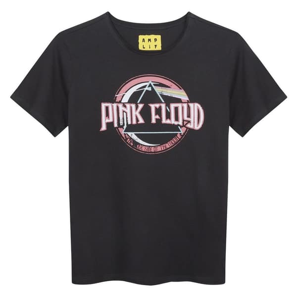 Amplified Barn/Kids On The Run Pink Floyd T-Shirt Charcoal 7-8 Years