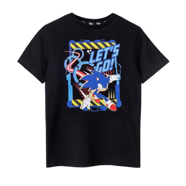Sonic The Hedgehog Boys Let´s Go! Short-Sleeved T-Shirt