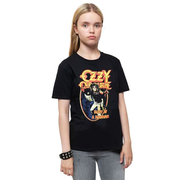 Ozzy Osbourne T-shirt i bomull för barn/unga - Diary Of A Madman Vintage